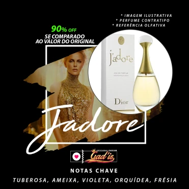 Perfume Similar Gadis 206 Inspirado em Jadore Contratipo